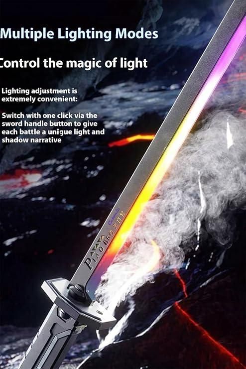 Multicolor LED Light Toy - Spark Sword with Sound & Fog Effects