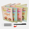 Sank Magic Practice Copybook Set (4 Books + 1 Pen + 1 Grip + 10 Refills)